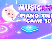 Music Cat! Piano Tiles Game 3D